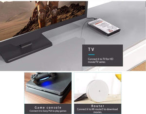 Planet Gates HDD Case 2.5 Transparent SATA to USB 3.0 Adapter External Hard Drive Enclosure for 7mm/9.5mm SSD Disk HDD UASP SATA III