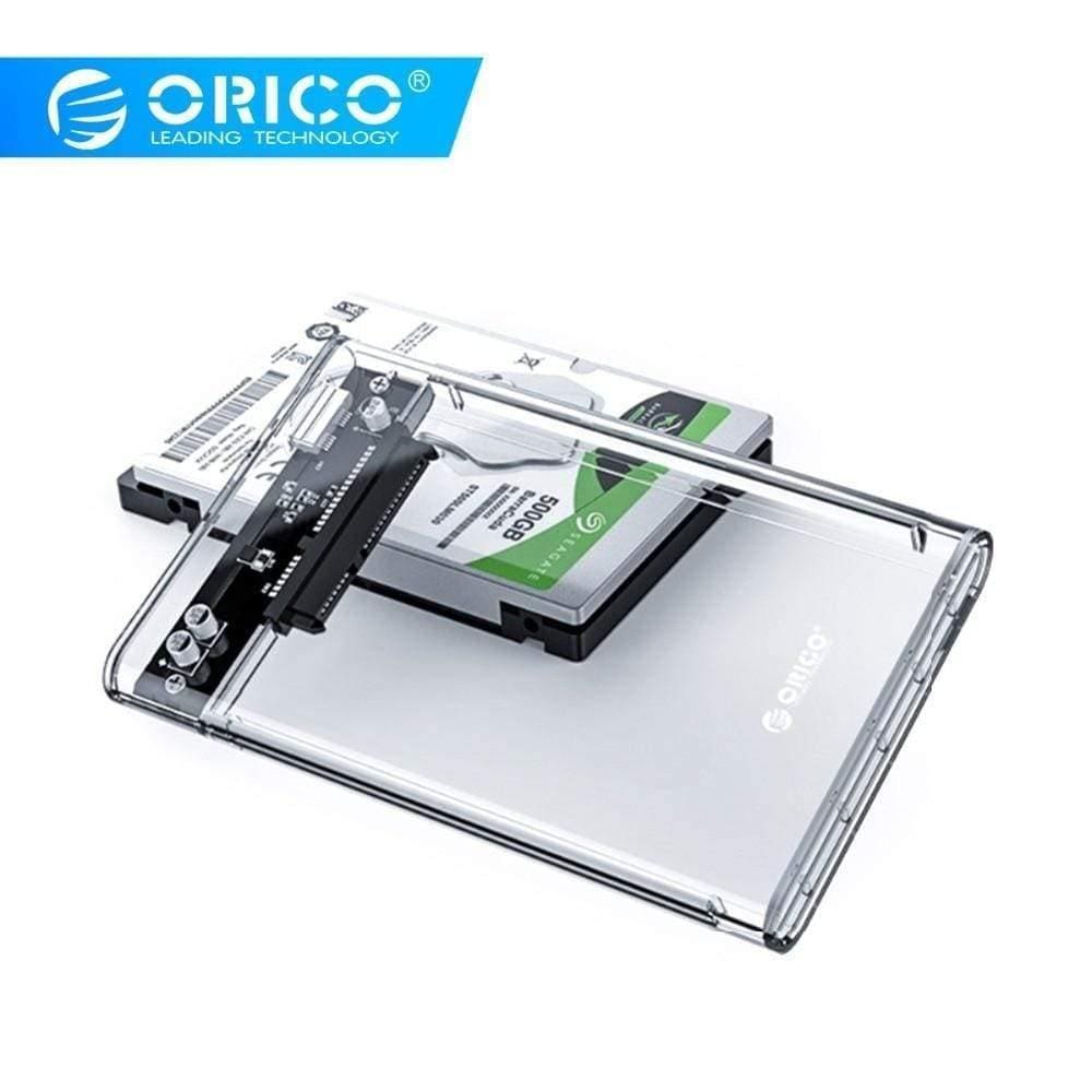Planet Gates HDD Case 2.5 Transparent SATA to USB 3.0 Adapter External Hard Drive Enclosure for 7mm/9.5mm SSD Disk HDD UASP SATA III