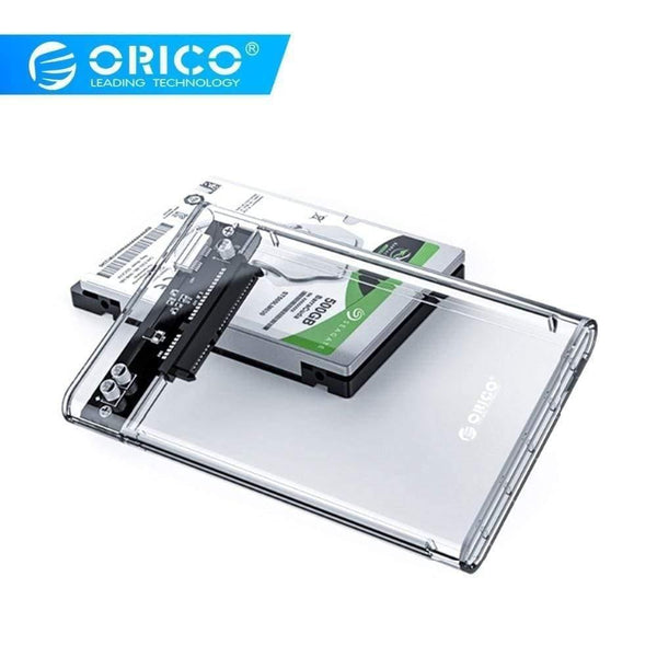 Planet Gates HDD Case 2.5 Transparent SATA to USB 3.0 Adapter External Hard Drive Enclosure for 7mm/9.5mm SSD Disk HDD UASP SATA III