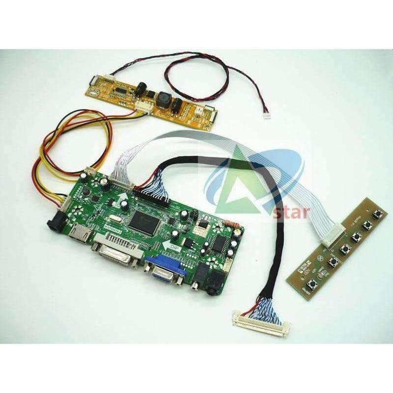 Planet Gates HDMI+DVI+VGA+AUDIO LCD Controller Board kit 21.5" M215HGE-L10/21/23 LM215WF4 M215HW01 VB 1920*1080 LCD controller board DIY kits