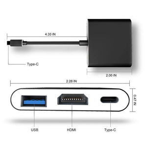 Planet Gates HDMI Type C Adapter For Nintend Switch Hub USB-C to HDMI Mini Switch Dock Station HD Transfer For MacBook Xiaomi Laptop Phones