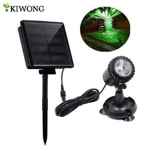 Head Solar Light Spotlight 4 Color to Choose Underwater Submersible Solar Lamps IP68 Waterproof for Outdoor Landscape Pond