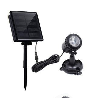 Head Solar Light Spotlight 4 Color to Choose Underwater Submersible Solar Lamps IP68 Waterproof for Outdoor Landscape Pond