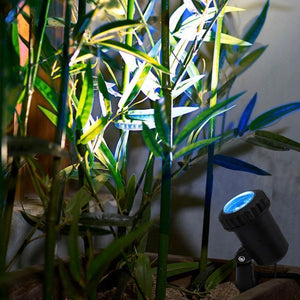 Head Solar Light Spotlight 4 Color to Choose Underwater Submersible Solar Lamps IP68 Waterproof for Outdoor Landscape Pond