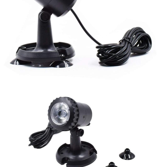 Head Solar Light Spotlight 4 Color to Choose Underwater Submersible Solar Lamps IP68 Waterproof for Outdoor Landscape Pond