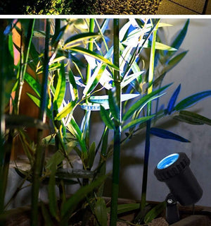 Head Solar Light Spotlight 4 Color to Choose Underwater Submersible Solar Lamps IP68 Waterproof for Outdoor Landscape Pond