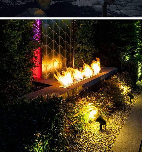 Head Solar Light Spotlight 4 Color to Choose Underwater Submersible Solar Lamps IP68 Waterproof for Outdoor Landscape Pond