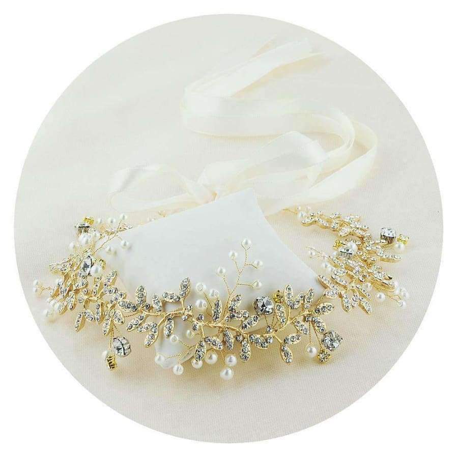 Planet Gates Headband handmade hair ornaments pearl jewelry marriage crystal decoration Festival Gifts wedding party accessories milu