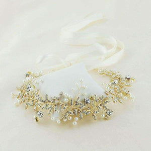 Planet Gates Headband handmade hair ornaments pearl jewelry marriage crystal decoration Festival Gifts wedding party accessories milu