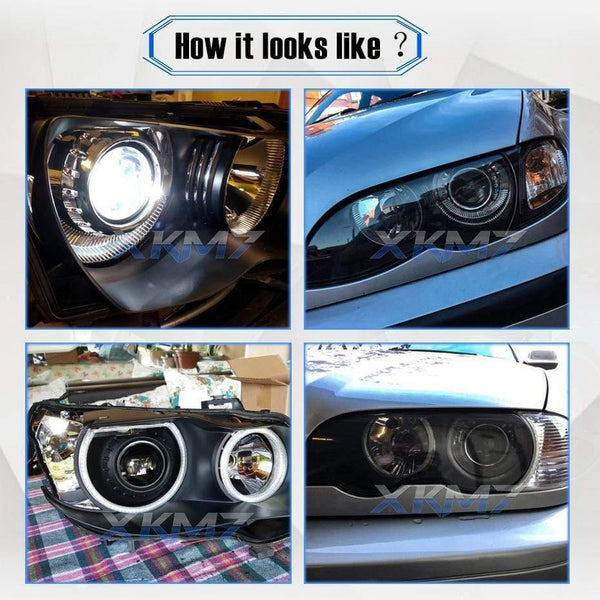 Headlight Lenses H7 Projector For BMW E46 M3 Coupe Tuning 325i 328i 330i 320i 318i 325Ci Sedan/Wagon Bi-xenon Lens Accessories