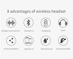 Planet Gates Headphone Mini Tws i10 Earphone Latest Bt 5.0 True Wireless Earbuds 4 Hours Long Working Play Time