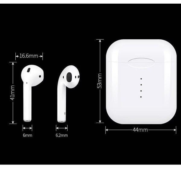 Planet Gates Headphone Mini Tws i10 Earphone Latest Bt 5.0 True Wireless Earbuds 4 Hours Long Working Play Time