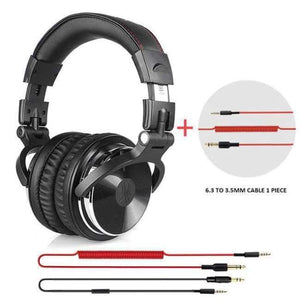 Wired Headphones Hifi Computer Headset With Microphone For Xiaomi Professional Studio Monitor DJ Headphone Adapter Free