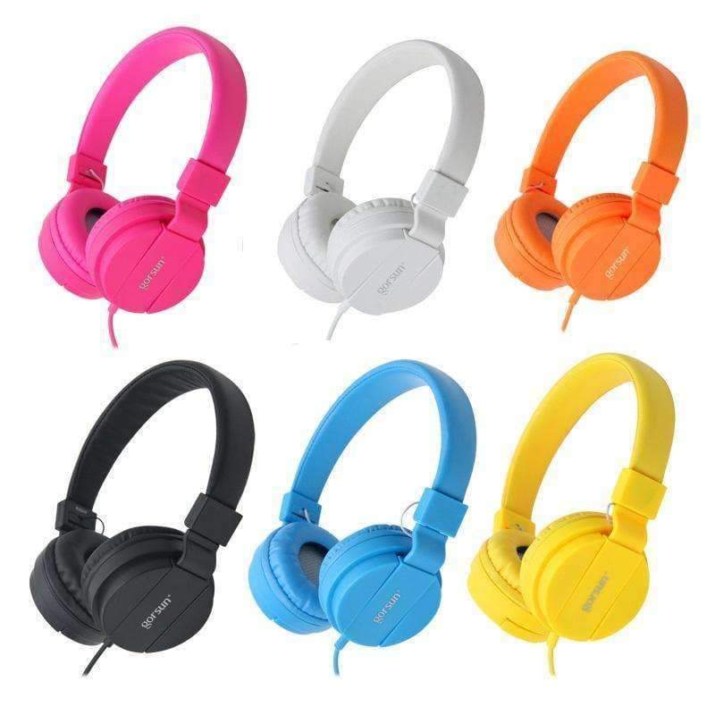 Planet Gates Headphones Earphones 3.5mm AUX Foldable Portable Adjustable Gaming Headset For Phones MP3 MP4 Computer PC Music Gift