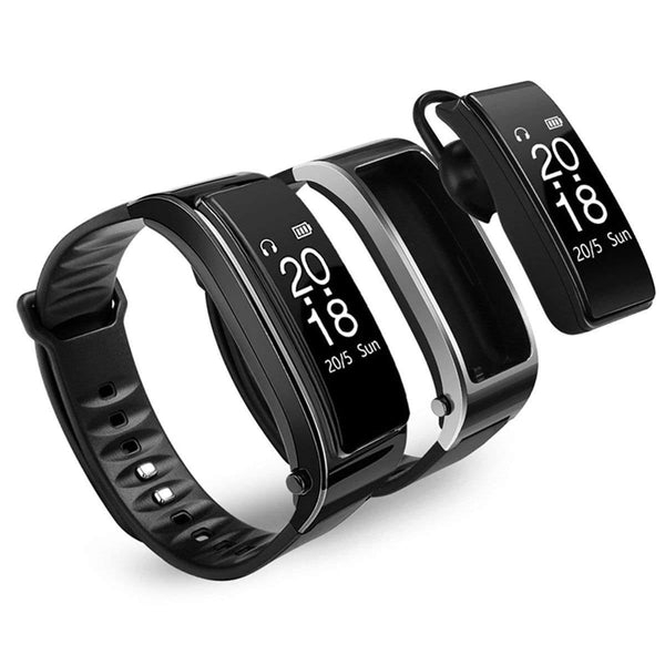 Planet Gates Heart rate monitoring pedometer smart watch men Y3 bracelet headset 2 in 1 phone reminder Bluetooth smart watch men 4.1