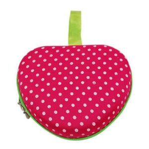 Planet Gates Heart White Dots Bag Bra Drawer Organizers Underware Lingerie Protect Holder Box Portable Journey Mesh Clothing Wardrobe Storage Home Organization