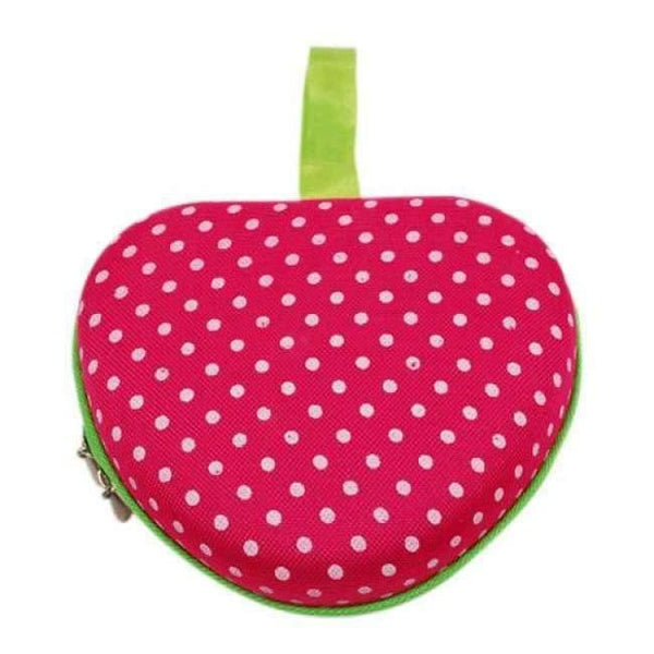 Planet Gates Heart White Dots Bag Bra Drawer Organizers Underware Lingerie Protect Holder Box Portable Journey Mesh Clothing Wardrobe Storage Home Organization
