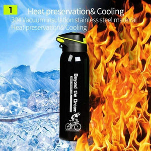 Planet Gates Heat Preservation Bottle For Bicycle Stainless Steel Sport Cycling Bottle For Water Bike Accessories Outdoor Kettle S3