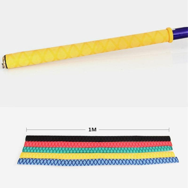 Planet Gates Heat Shrink Tube Fishing Rod Handle Grip 1M Nonslip Insulation Tubing Sleeve for Golf Tennis Badminton Rackets 5 Color
