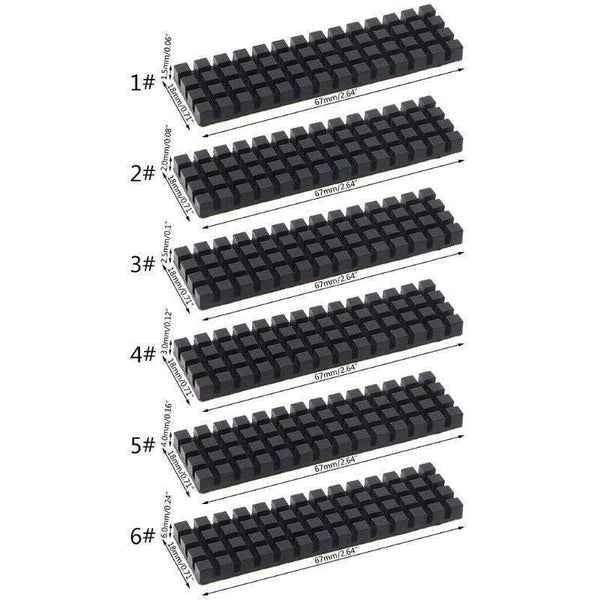 Planet Gates Heatsink Heat Sink M.2 2280 NVME SSD Thermal Pad Hard Disk Cooler