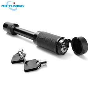 Planet Gates Heavy Duty 5/8" Trailer Hitch Pin Lock Plum Blossom Lock Core 2 Keys & Rubber Cap for Class III, IV, V Hitch Receiver