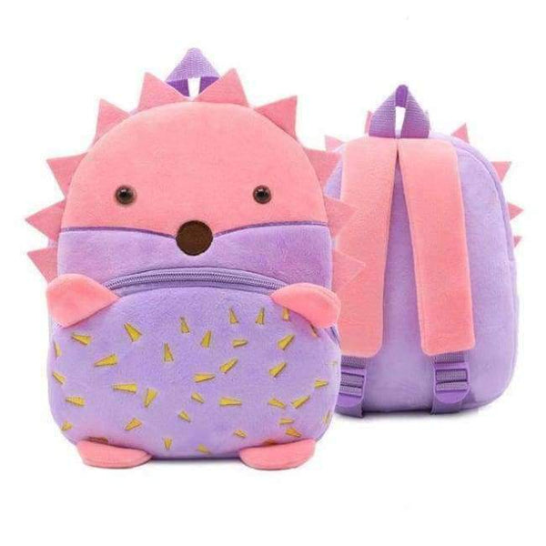 Planet Gates Hedgehog Children School Backpack Cartoon Rainbow Unicorn Design Soft Plush Material For Toddler Baby Girls Kindergarten Kids School Bags