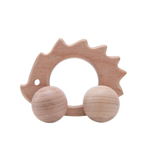Planet Gates Hedgehog style Wooden Child Block For Babies BPA Free Organic Beech Animal Shape Baby Toy Car Montessori Toys Brain Game Handmade Crafts Gifts