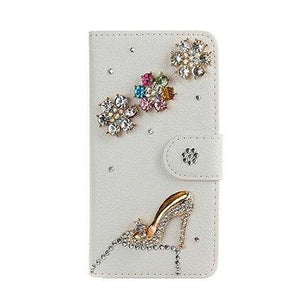Planet Gates Heel flower / PU leather Diamond Flip Leather Phone Case For Huawei P8 LITE 2017/P9 LITE 2017/Honor 8 lite,Wallet Style Cover With Card Slot