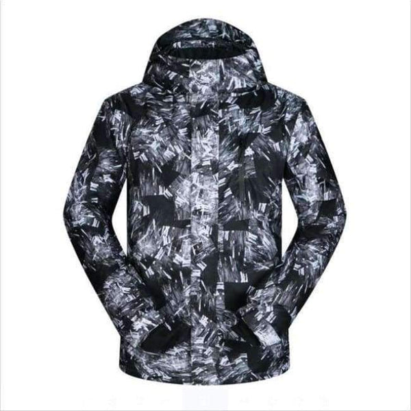 Planet Gates Hei Yan Hua / M Men Ski Jacket Winter  New Outdoor High Quality Windproof Waterproof Thicken Warm Snow Snowboard Ski Jacket Brands Hooded