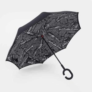 Planet Gates heibaozi Reverse Folding Double Layer Inverted Umbrella Self Stand rain/sun women/men high quality 2017 Child dropshipping