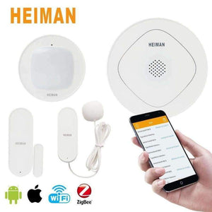 Planet Gates HEIMAN Smart Home Multifunctional Door Sensor Gateway Home security and protection Wifi APP Remote Control Alarm System HM-HS3GW