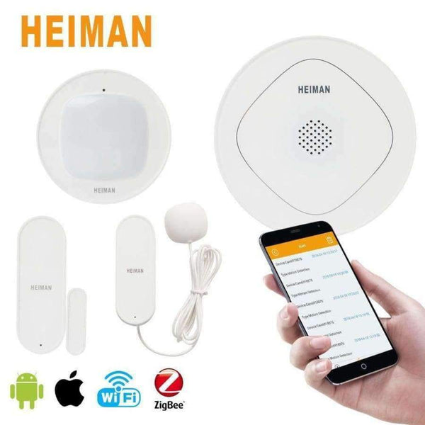 Planet Gates HEIMAN Smart Home Multifunctional Door Sensor Gateway Home security and protection Wifi APP Remote Control Alarm System HM-HS3GW