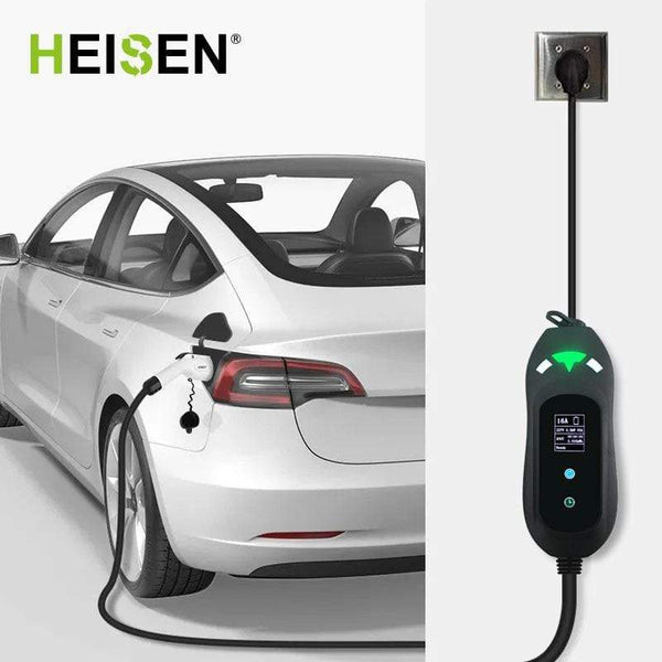 Planet Gates HEISEN 16A adjustable Type 2 Setable EU Electric Car Iec 62196 EV Charger Controller