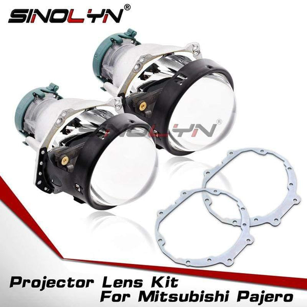 Planet Gates Hella 3R G5 HID Bi-xenon Projector Lenses Accessory Frame Adapter Set Replace For Mitsubishi Pajero Wagon Headlight Retrofit