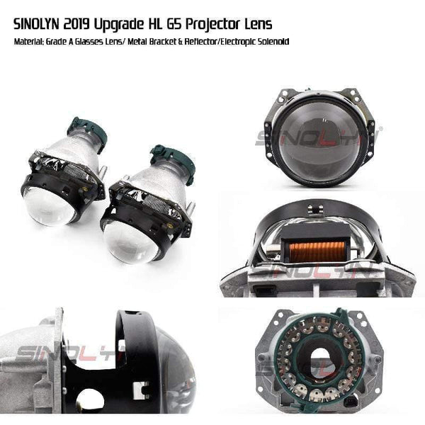 Planet Gates Hella 3R G5 HID Bi-xenon Projector Lenses Accessory Frame Adapter Set Replace For Mitsubishi Pajero Wagon Headlight Retrofit