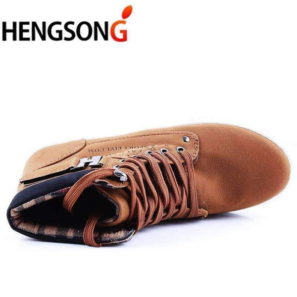 Planet Gates HENGSONG Men's Vulcanize Shoes Spring Autumn Shoes Warm Men Shoes Tenis Masculino Male Men's Vulcanize Shoes Botas Men TR871485