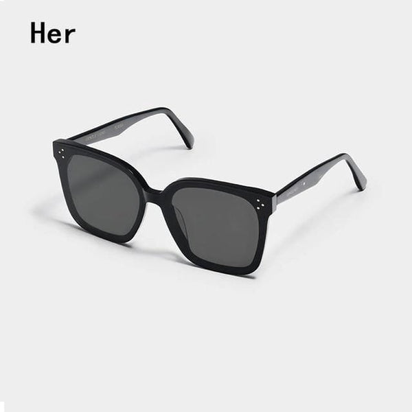 Planet Gates Her-black Korea Brand Design GENTLE Sunglasses  Women Men Acetate Superior Quality Popular Sunglasses With  Original  Case