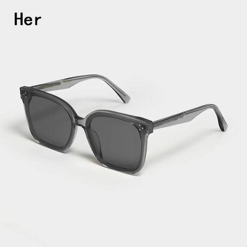 Planet Gates her-gray Korea Brand Design GENTLE Sunglasses  Women Men Acetate Superior Quality Popular Sunglasses With  Original  Case