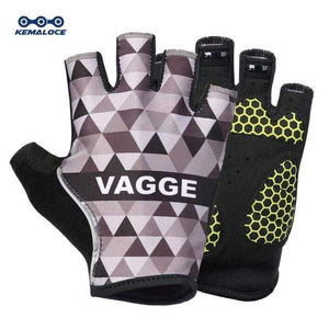 Planet Gates HG007 / L Cycling Gloves Men Women Road Racing Half Finger Summer Mittens Non-Slip Reflective Outdoor Sport Adult MTB Bike Glove