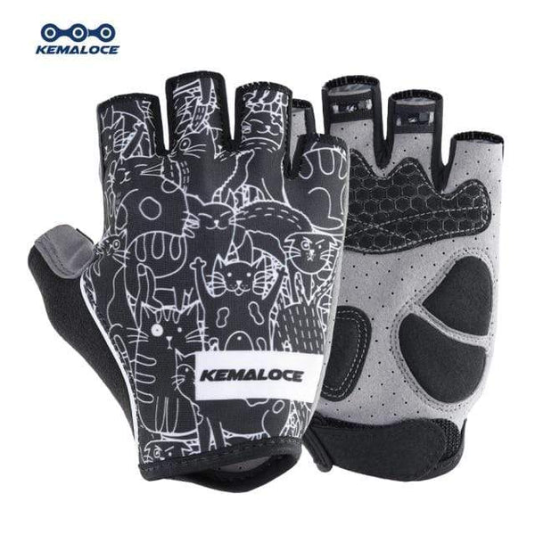 Planet Gates HG012 / S Cycling Gloves Men Women Road Racing Half Finger Summer Mittens Non-Slip Reflective Outdoor Sport Adult MTB Bike Glove