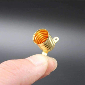 Planet Gates HGhomeart 50pcs Mini E10 Lamp Socket Lighting Accessories Lamp Fitting Pure Copper Lampholder Holder E10 Holder for Light Bulbs