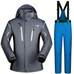 Planet Gates HH And Blue / XL Mens Ski Jacket And Pant Outdoor Sport Wear Waterproof Super Warm Snow Snowboard Suit Thicken Cross Country Skiing Clothes Brand