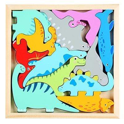 Planet Gates HH016 Colorful 3D Puzzle Wooden Toys High Quality Tangram Math Toys Jigsaw Game Children Preschool Imagination Educational Toy