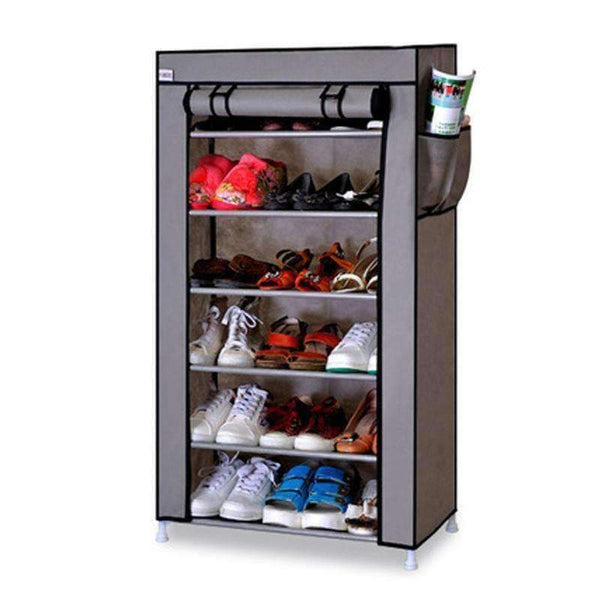 Planet Gates HH341800CO / China Actionclub Simple Fashion Small Shoes Rack Non-woven Cloth Shoes Storage Cabinet DIY Assembly Shoe Organizer Shelves Furniture