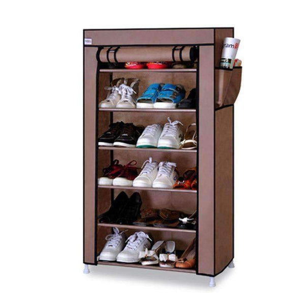Planet Gates HH341800CO / China Actionclub Simple Fashion Small Shoes Rack Non-woven Cloth Shoes Storage Cabinet DIY Assembly Shoe Organizer Shelves Furniture