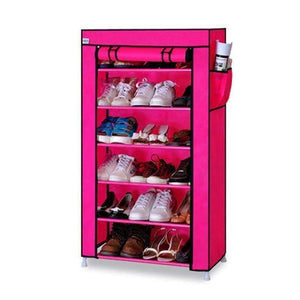 Planet Gates HH341800CO / China Actionclub Simple Fashion Small Shoes Rack Non-woven Cloth Shoes Storage Cabinet DIY Assembly Shoe Organizer Shelves Furniture