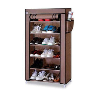 Planet Gates HH341800CO / China Thicken Non-woven Cloth Seven Layers Dustproof Shoe Cabinet Creative DIY Assembly Shoe Storage Shelf Simple Shoe Rack Furniture