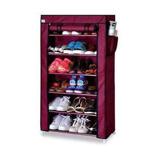 Planet Gates HH341800WR / China Actionclub Simple Fashion Small Shoes Rack Non-woven Cloth Shoes Storage Cabinet DIY Assembly Shoe Organizer Shelves Furniture