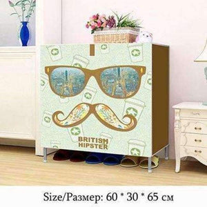 Planet Gates HH360500CS12 / China Actionclub Multifunction Storage Shoe Rack 3D Cartoon Pattern Shoe Cabinet Simple Non-woven DIY Shoe Organizer Shelf Furniture