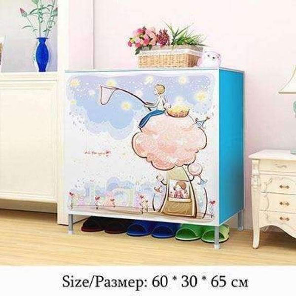 Planet Gates HH360500CS2 / China Actionclub Multifunction Storage Shoe Rack 3D Cartoon Pattern Shoe Cabinet Simple Non-woven DIY Shoe Organizer Shelf Furniture
